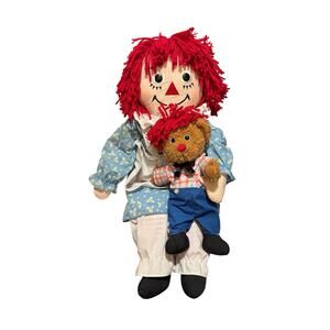 Raggedy Ann & Raggedy Andy Bear Dakin Signature Collection 85th Anniversary Doll